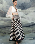 Chevron Skirt Set