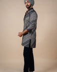 Chevron Striped Kurta