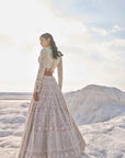 Nude Cream Dori Lehenga Set
