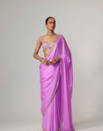 Mauve Saree Set