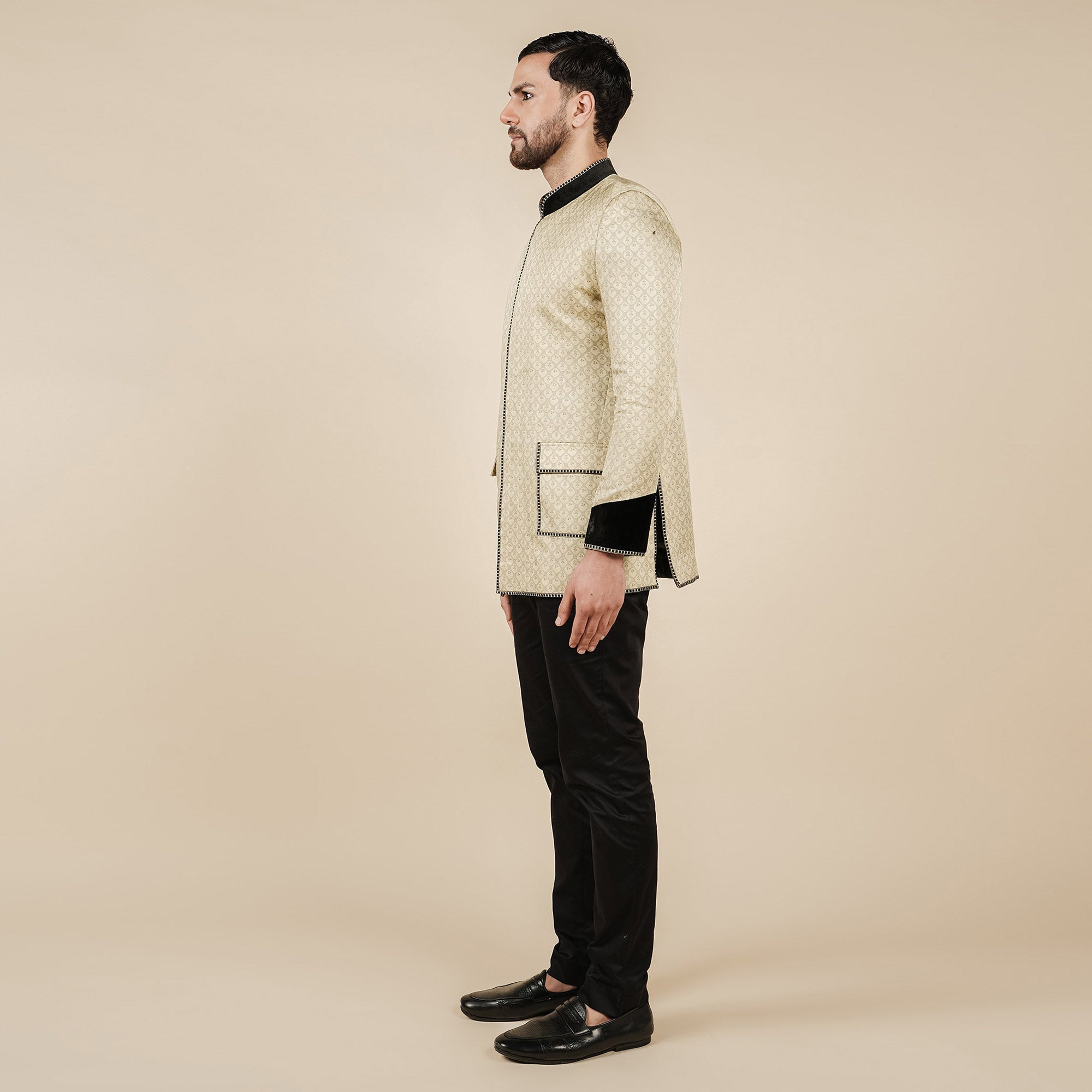 Creme Ivory Bandhgala