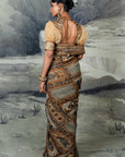 Creme Ivory - Multi-Hued Saree Set | Baroda
