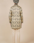 Creme Ivory Printed Kurta