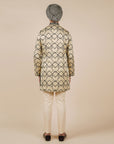 Creme Ivory Printed Kurta