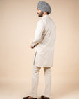 Creme Ivory Solid Kurta