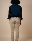 Creme Ivory Textured Britches