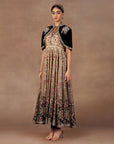 Creme Ivory - Sage Ombre Anarkali Set