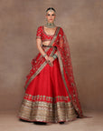 Crimson Red Lehenga Set | Muraqqa