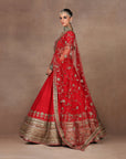 Crimson Red Lehenga Set | Muraqqa