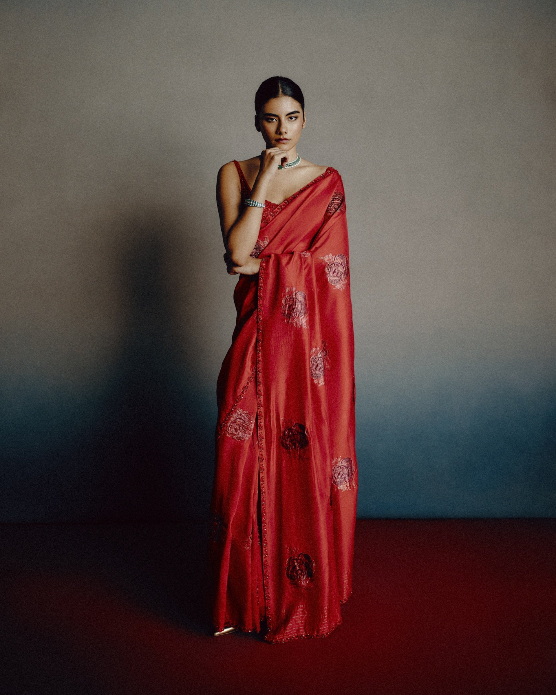 Ruby Rouge Banarasi Saree