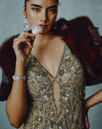Gilded Stellar Embellished Gown