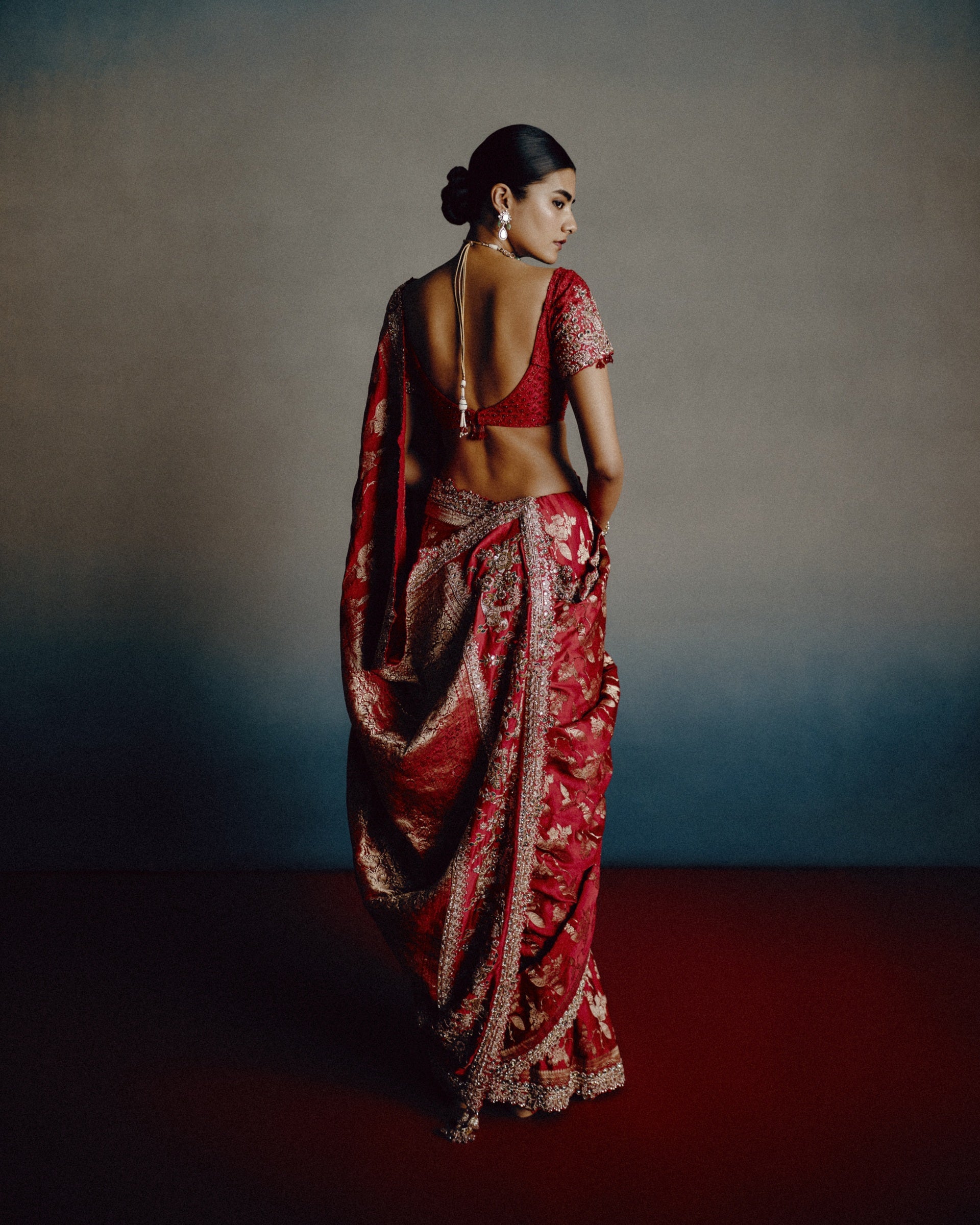 Red Epiphany Bridal Saree