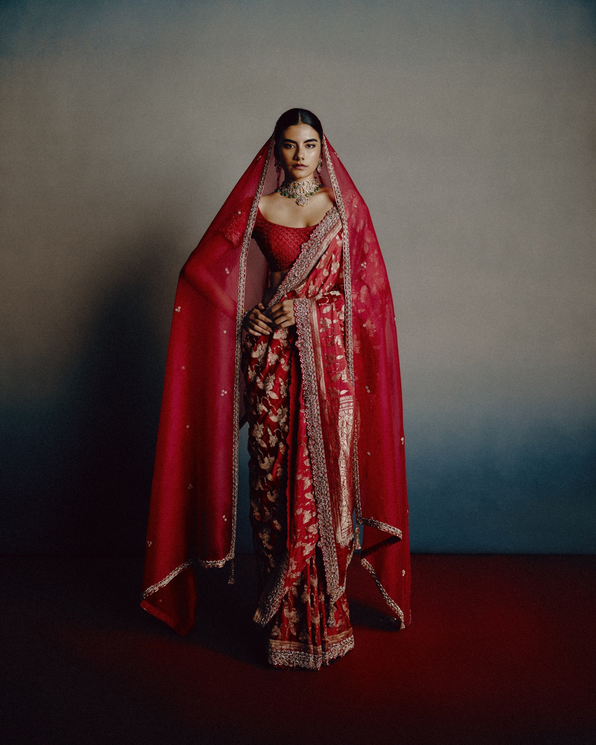 Red Epiphany Bridal Saree