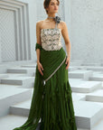Bianca Corset Pre Drape Saree
