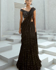 Sky Pre Drape Saree