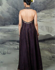 Dark Violet Anarkali Set | Baroda