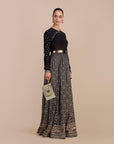 Deep Violet Ombre Anarkali