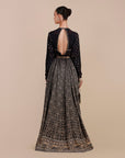 Deep Violet Ombre Anarkali