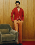 The Alabaster Shirt and Trouser set with Stole