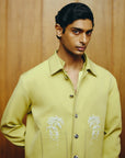 The Verdant Open Jacket, shirt with pant set