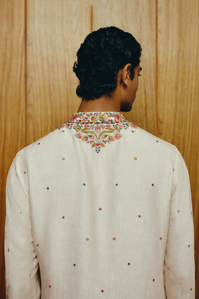The Elias Ivory Kurta Set