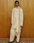 The Raphael Ivory Kurta and Salwar Set