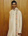 The Raphael Ivory Kurta and Salwar Set