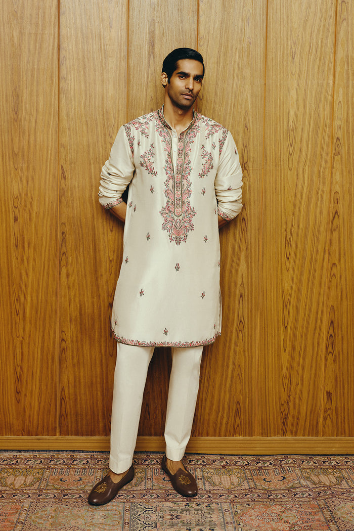 Ivory Elan Kurta and Trouser