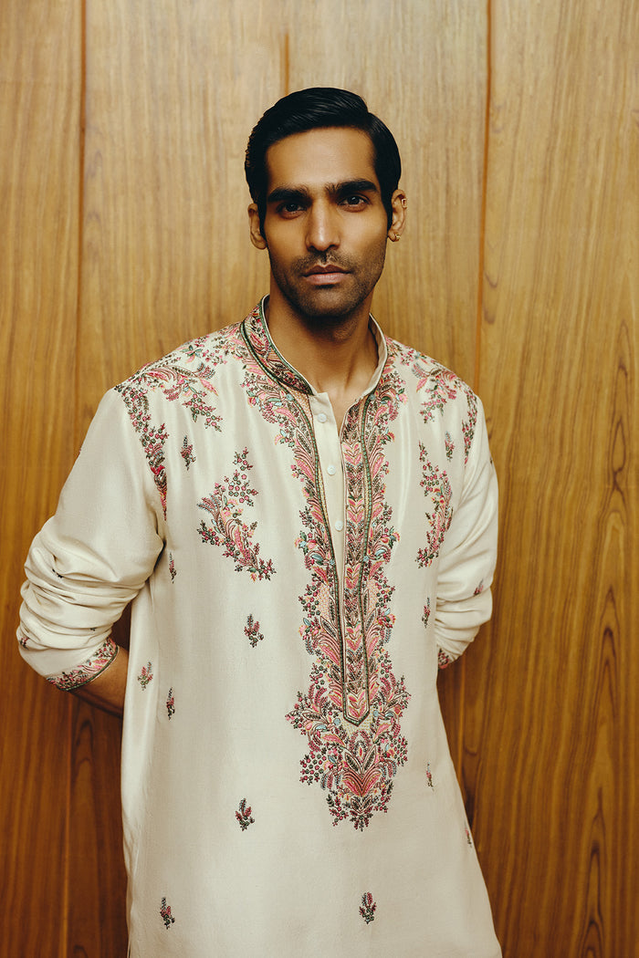Ivory Elan Kurta and Trouser