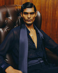Navy Nocturne Shirt and Pant Set
