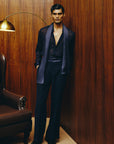 Navy Nocturne Shirt and Pant Set