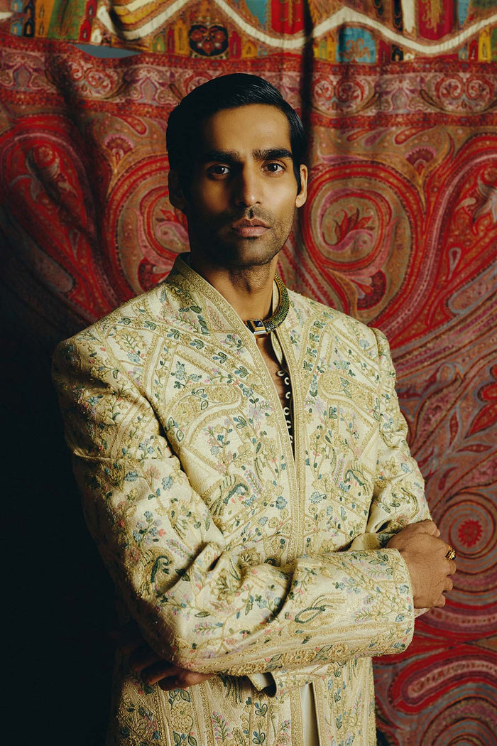 Imperial Pista Open Jacket with Kurta &amp; Pant Set