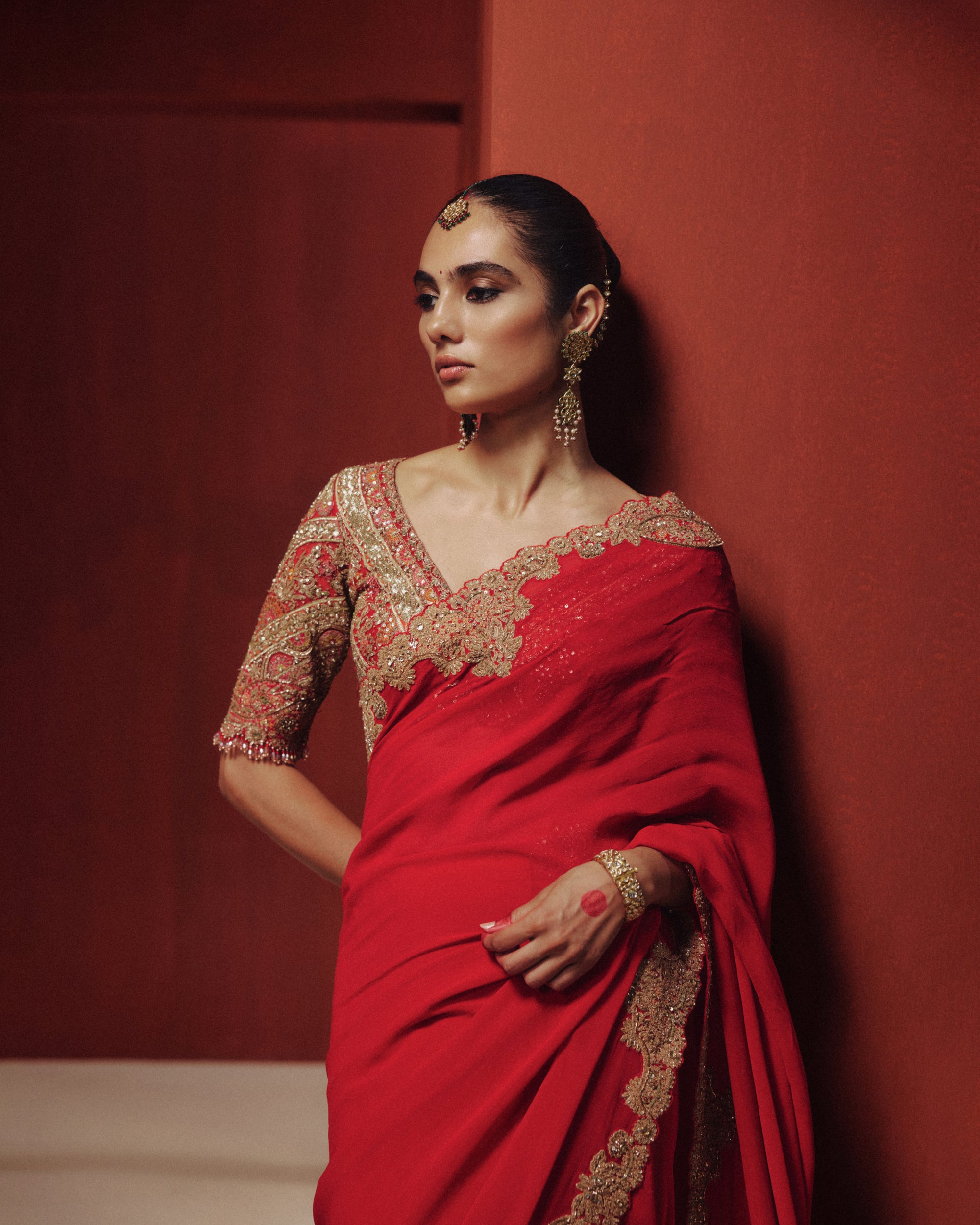 Opaline Bridal Saree