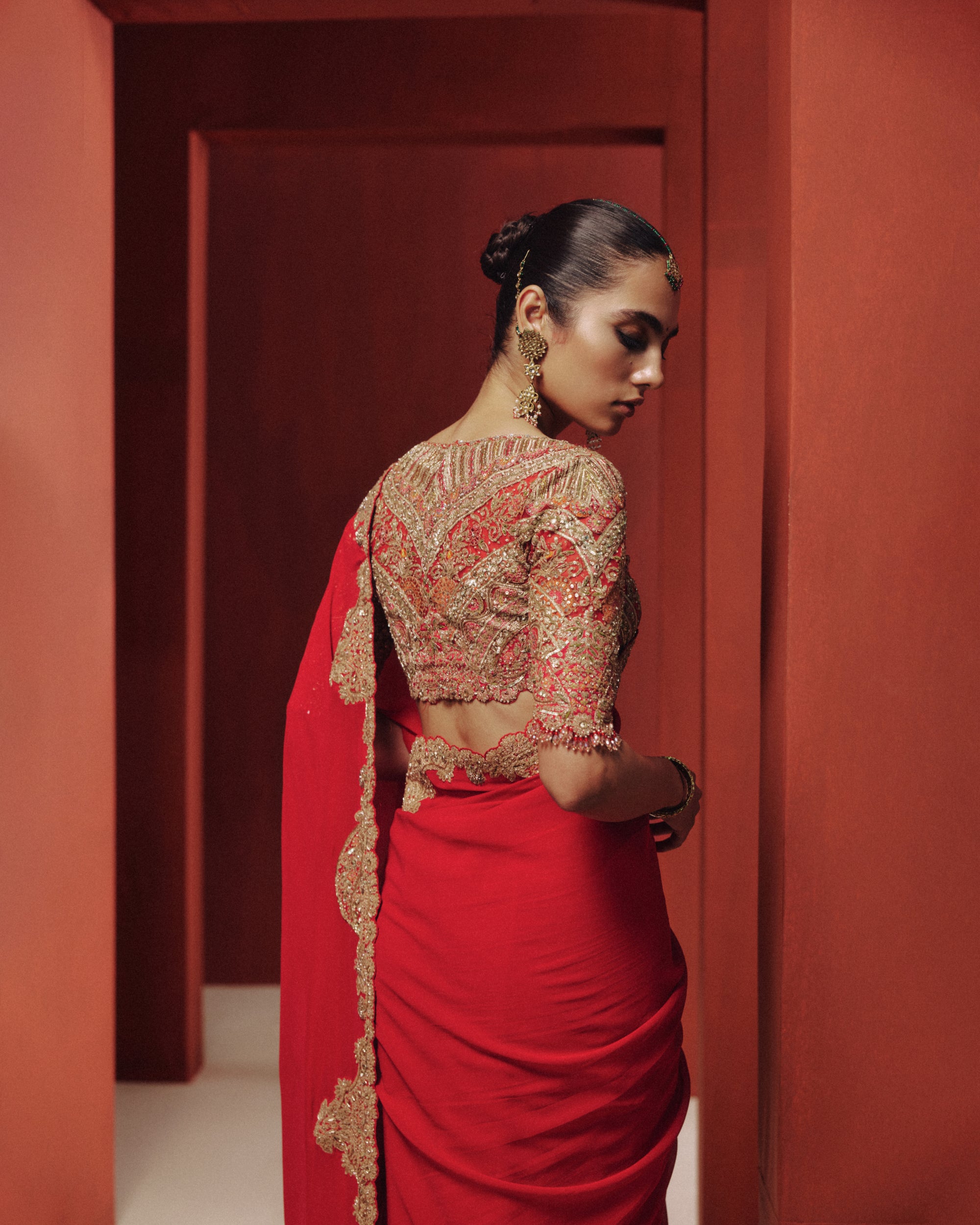 Opaline Bridal Saree