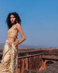 Classic Printed Saree Set
