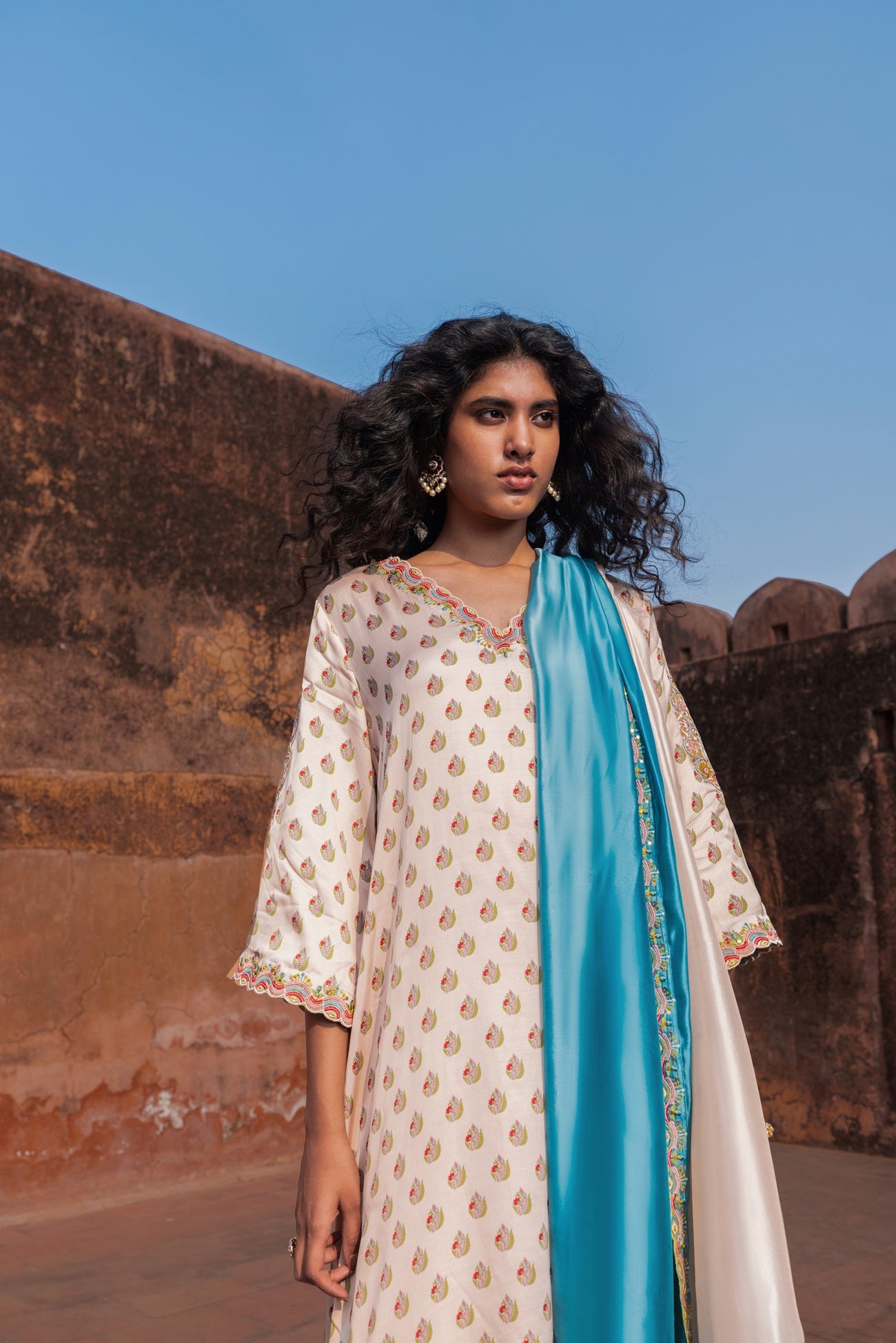 Kaftaan Kurta Set
