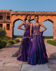 Baingani Chadi Lehenga Set
