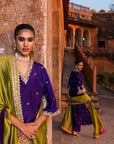 Baingani Kurta set
