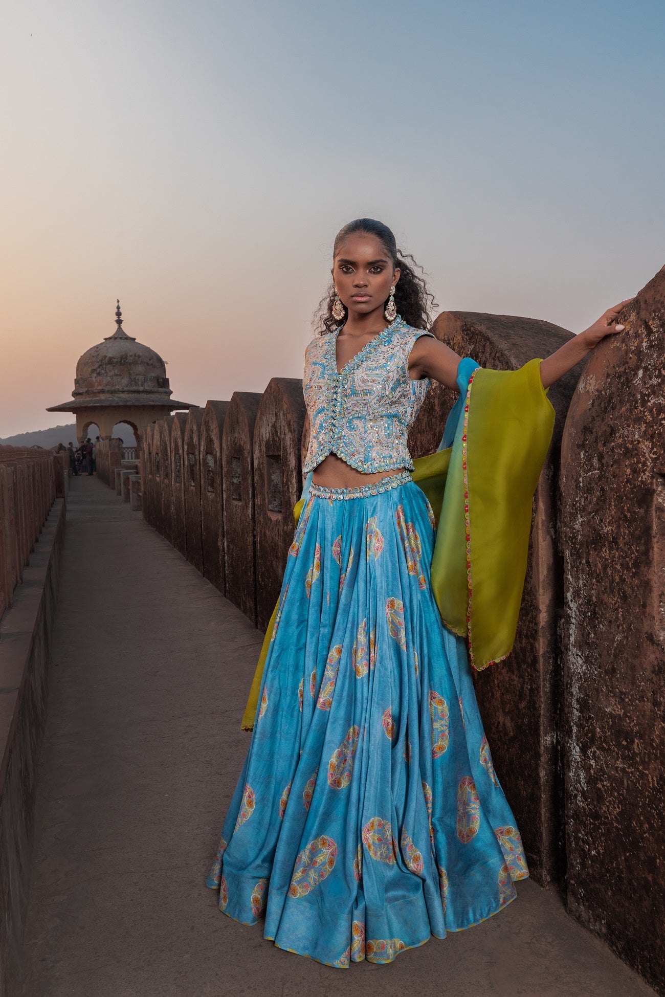 Waistcoat Lehenga set