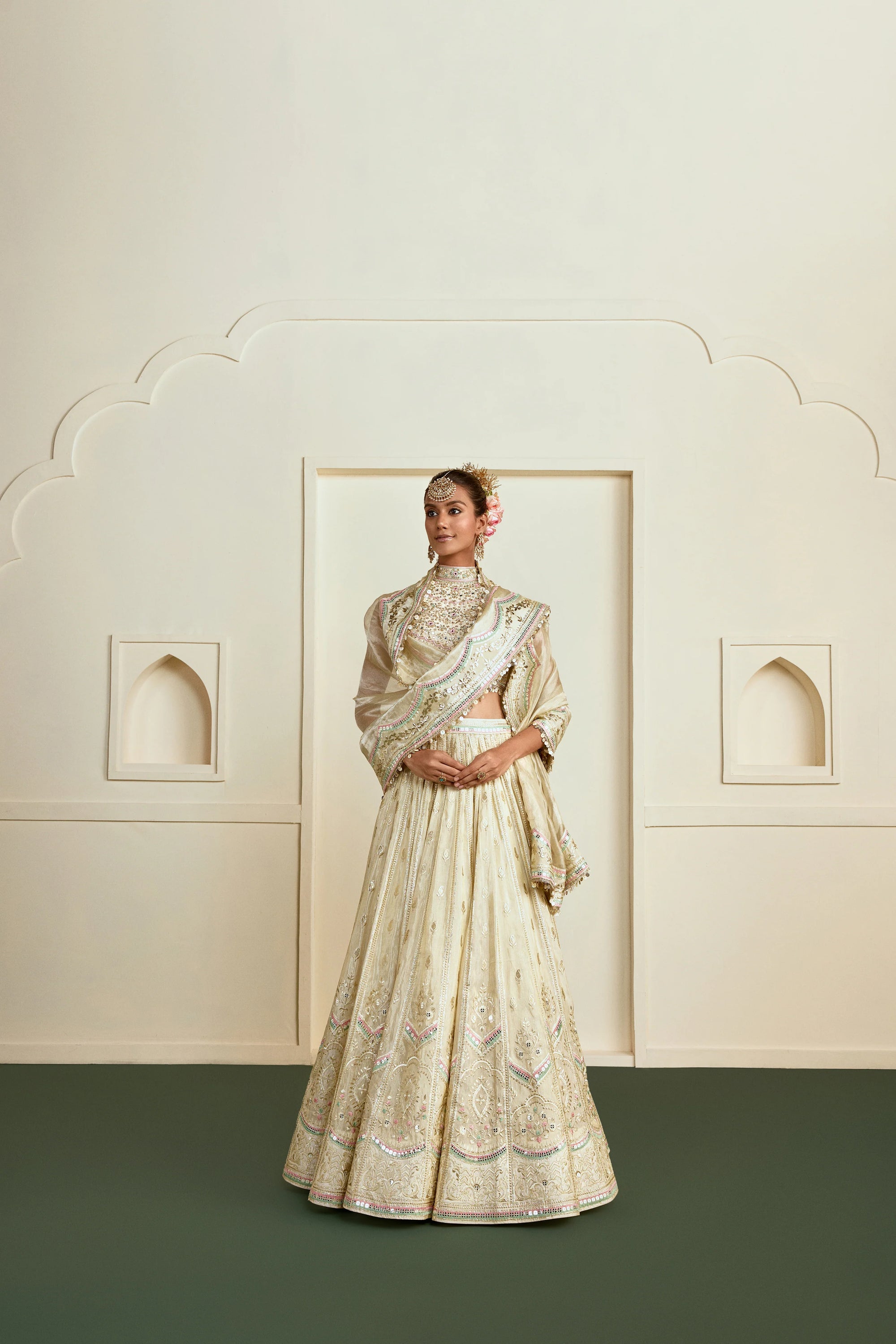 Aabira Lehenga Set - Gold