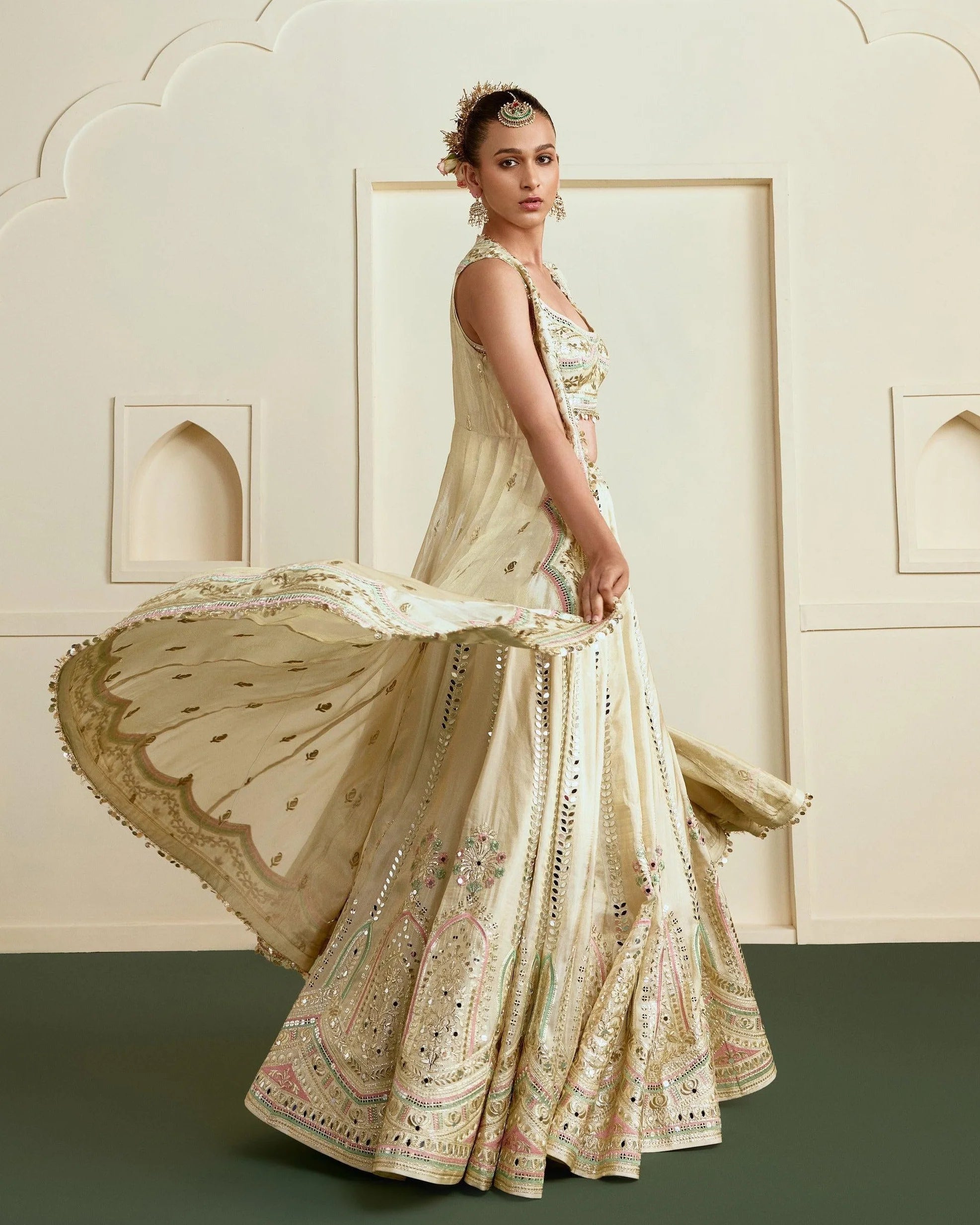 Suhana Lehenga Set - Gold