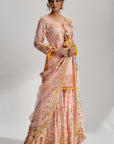 Aditi Rao Hydari In Friya Short Kurta Sharara Set