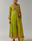 Riana Tiered Ag With Churidar