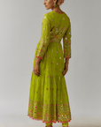 Riana Tiered Ag With Churidar