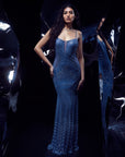Cosmic Fishtail Gown - Ready to Ship