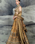 Golden Yellow Skirt Set | Baroda
