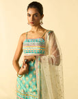 Dhriaa Strappy Set - Aqua