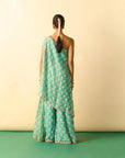 Dia One Shoulder Set - Aqua