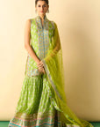 Aarvi Sharara Set - Lime