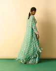 Dharika Cape Set - Aqua